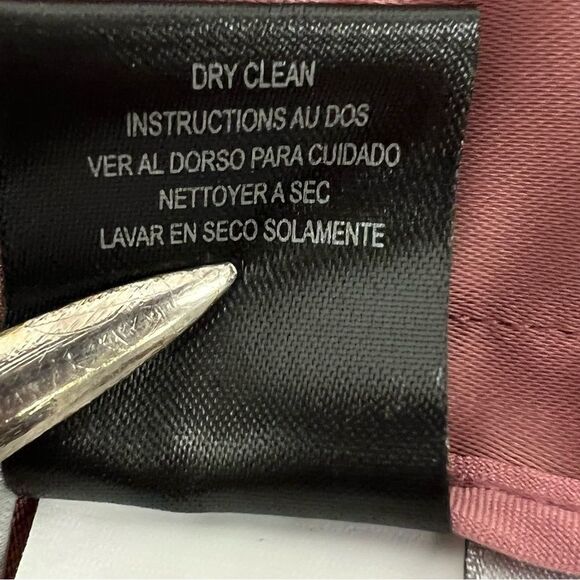 Tahari Arthur S. Levine Satin Straight-Leg Pants, Size 14P Beyond Rose NWOT - Picture 13 of 13